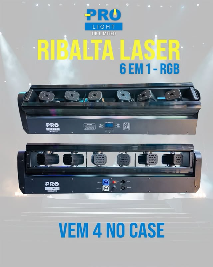 Ribalta Laser 6 em 1 RGB